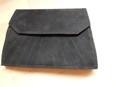 ältere Tasche Clutch Wildledertasche von Bally Vintage