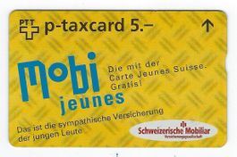 p-Taxcard Schweizerische Mobiliar Mobi jeunes