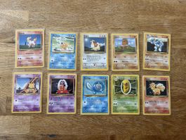 Pokemon Lot 11 Karten Base set (EN)