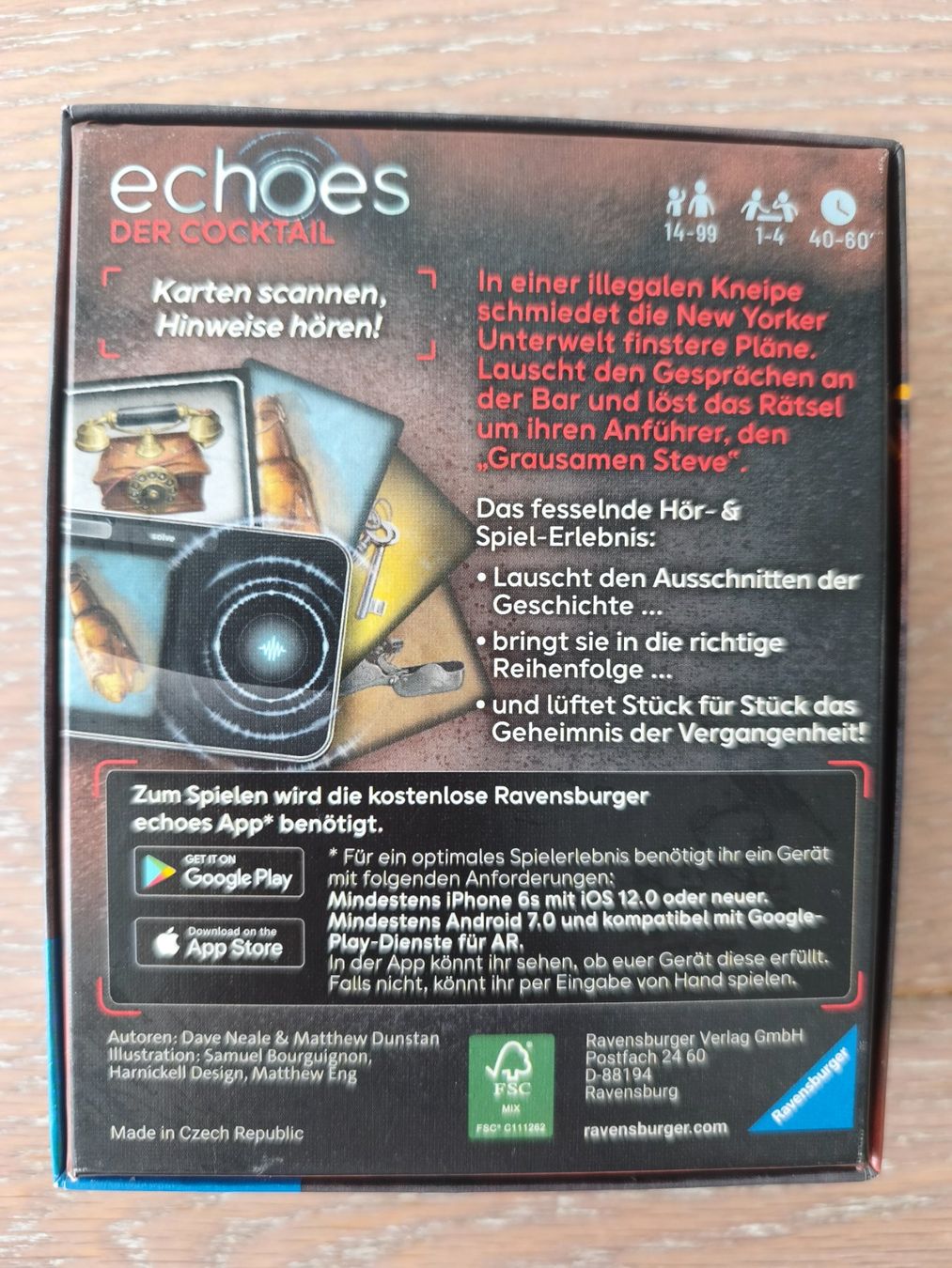 Ravensburger Spiele: Spiel: Echoes, Der Cocktail – Gebraucht aus Niederwangen BE von Alexma.90 1
