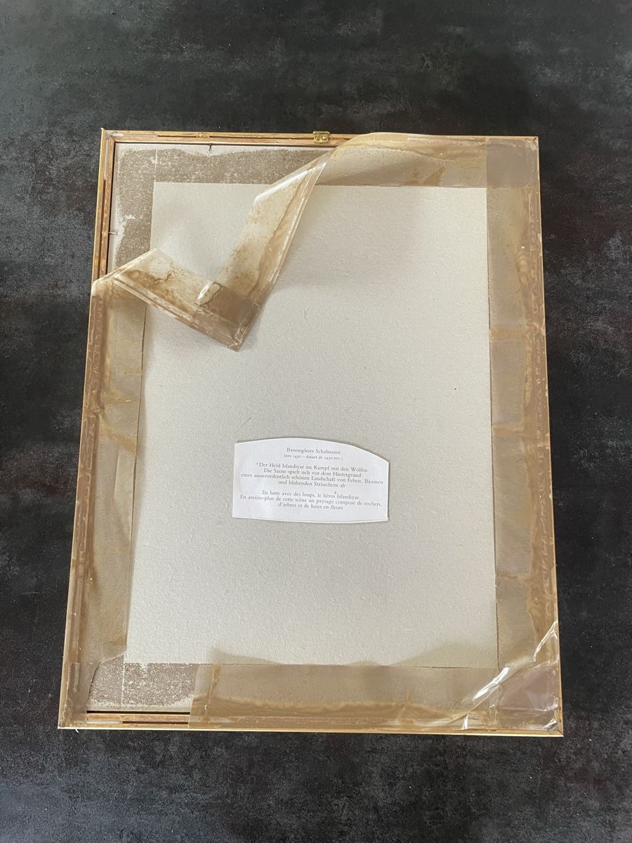 Dipinti: Tableau Ancien Tissu Persan – Usato da Vallamand venduto da Bricbracbroc82 6