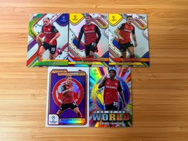 Bayer Leverkusen Topps Finest UCC 2024/25 Lot 5 Cards