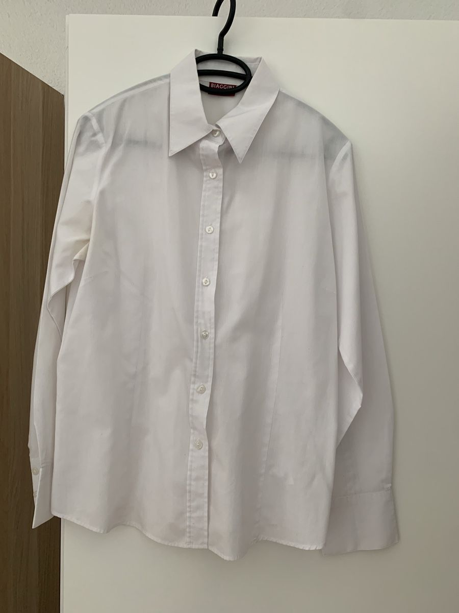 Camicette: BIAGGINI Damenbluse, Weiss Grösse 40, Polyester/Baumwolle – Nuovo (secondo la descrizione) da Einsiedeln venduto da important__