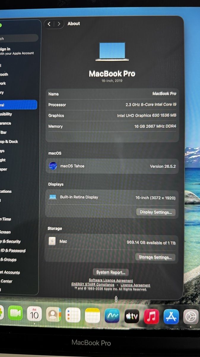 Apple Notebooks: 2019 MacBook Pro 16 – Gebraucht aus Schwyz von wil_y9f7