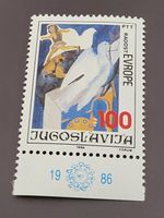 Jugoslawien 1986 Europa Cept