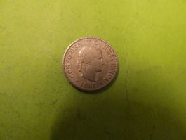 Schweiz 1881, 5 Rappen