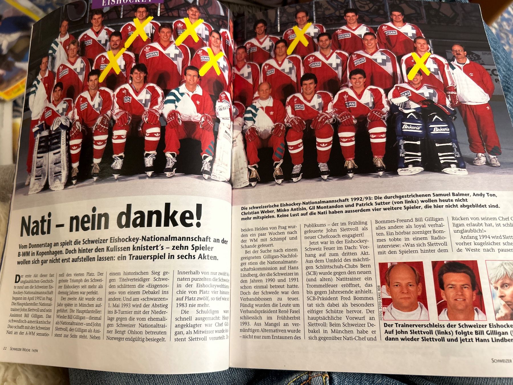 Revues & Magazines: Schweizer woche 5.4.1994 – D'occasion à Champfèr par Rothli 2