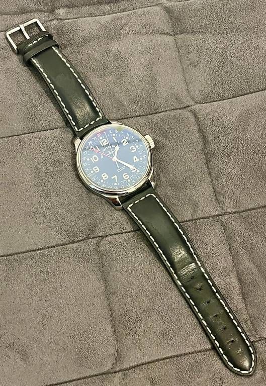 Zeno Orologi: Zeno Watch Basel OS Pilot Zeigerdatum – Usato da Gossau SG venduto da Vanuatu