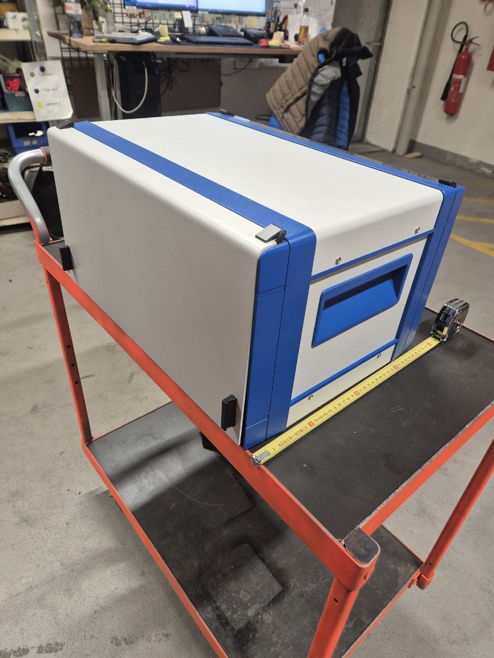Casse di trasporto: Robuste Aufbewahrungsbox blau / weiss – Nuovo (secondo la descrizione) da Thalwil venduto da Moritz.A 4