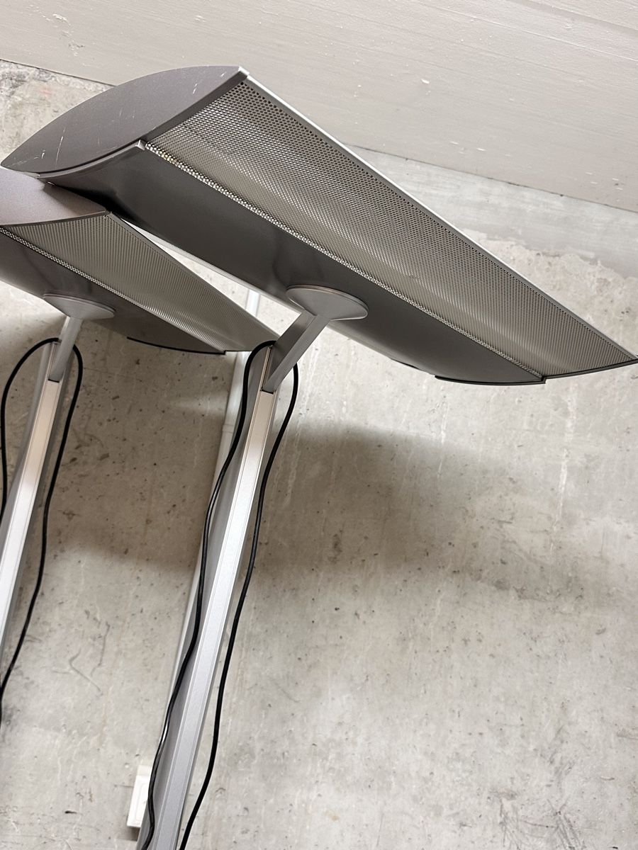 Lampade: 2er Set Stehlampen, Silber, Modern – Usato da Zürich venduto da SwissBiker24 4