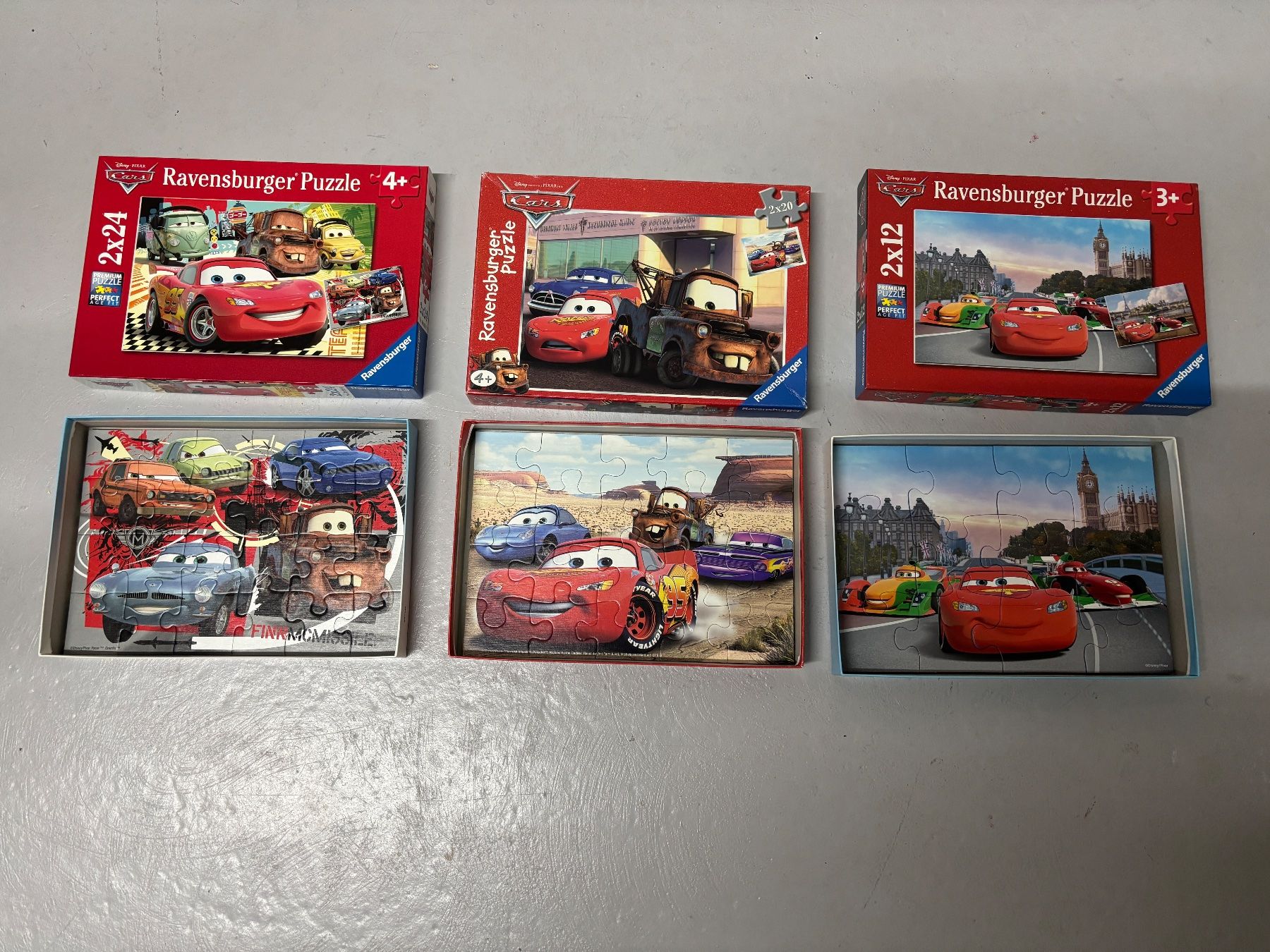 Ravensburger Puzzle: 3x Puzzle: Cars – Usato da Seewen SO venduto da Dsc75