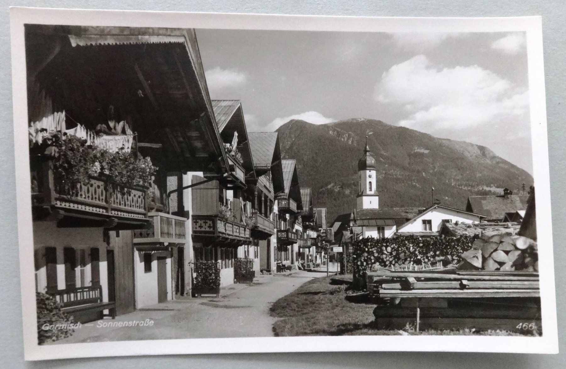 Ansichtskarten: Garmisch - Sonnenstrasse – Gebraucht aus Fétigny von Billy2miny