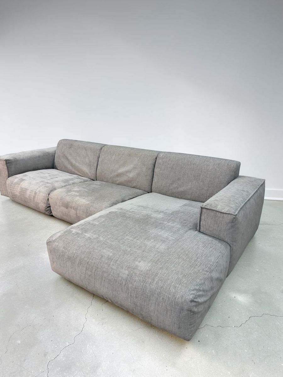 Sofas: Moderns Ecksofa grau mit Chaiselongue – D'occasion à Fehraltorf par Sofalab.swiss 1