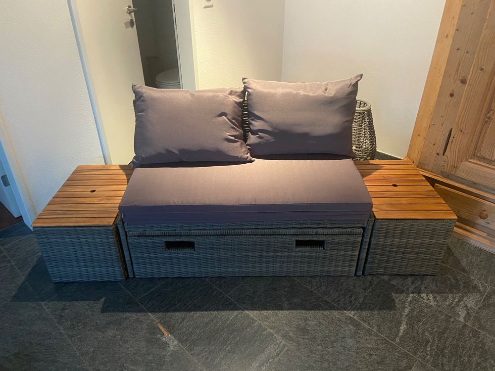 Loungesofa Gartenlounge zum Ausziehen Kaufen auf Ricardo