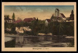 AK Bremgarten bei Bern, Teilansicht vom Fluß aus
