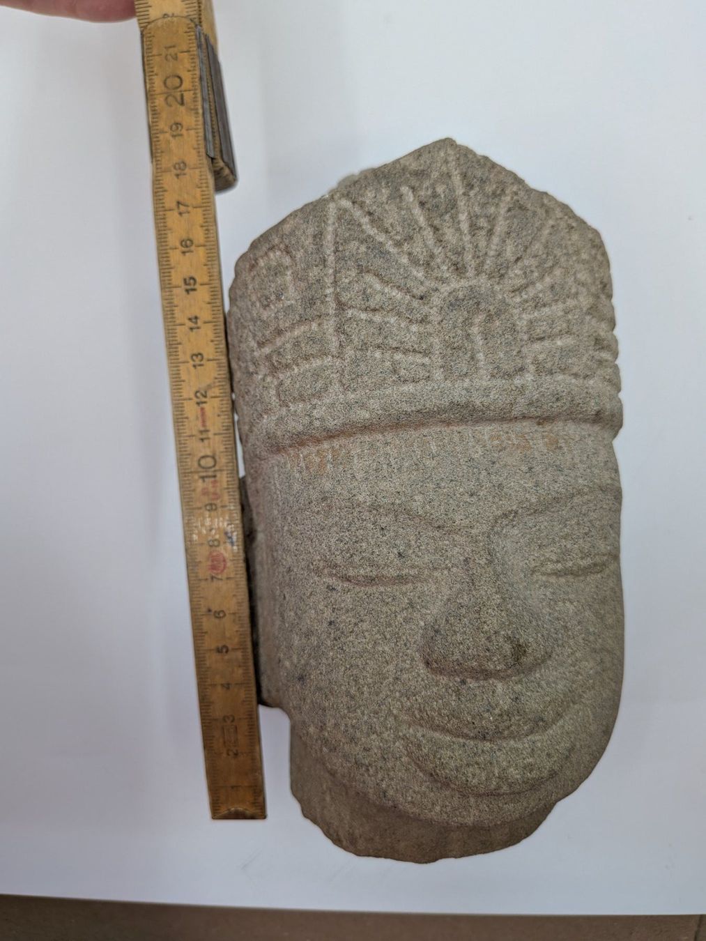 Skulpturen & Statuen: Skulptur Steinkopf Südamerika oder Afrika ? – Gebraucht aus Emmen von magelan 7