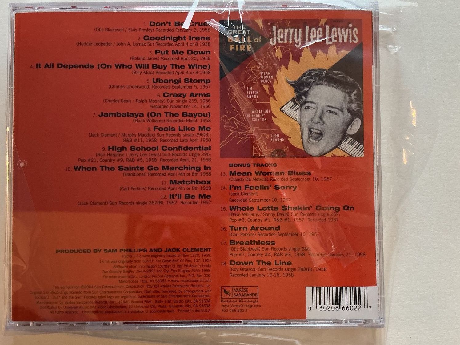 CDs: Jerry Lee Lewis CD Neuf, Varese 2004 – Neu (gemäss Beschreibung) aus Nidau von california290309 1