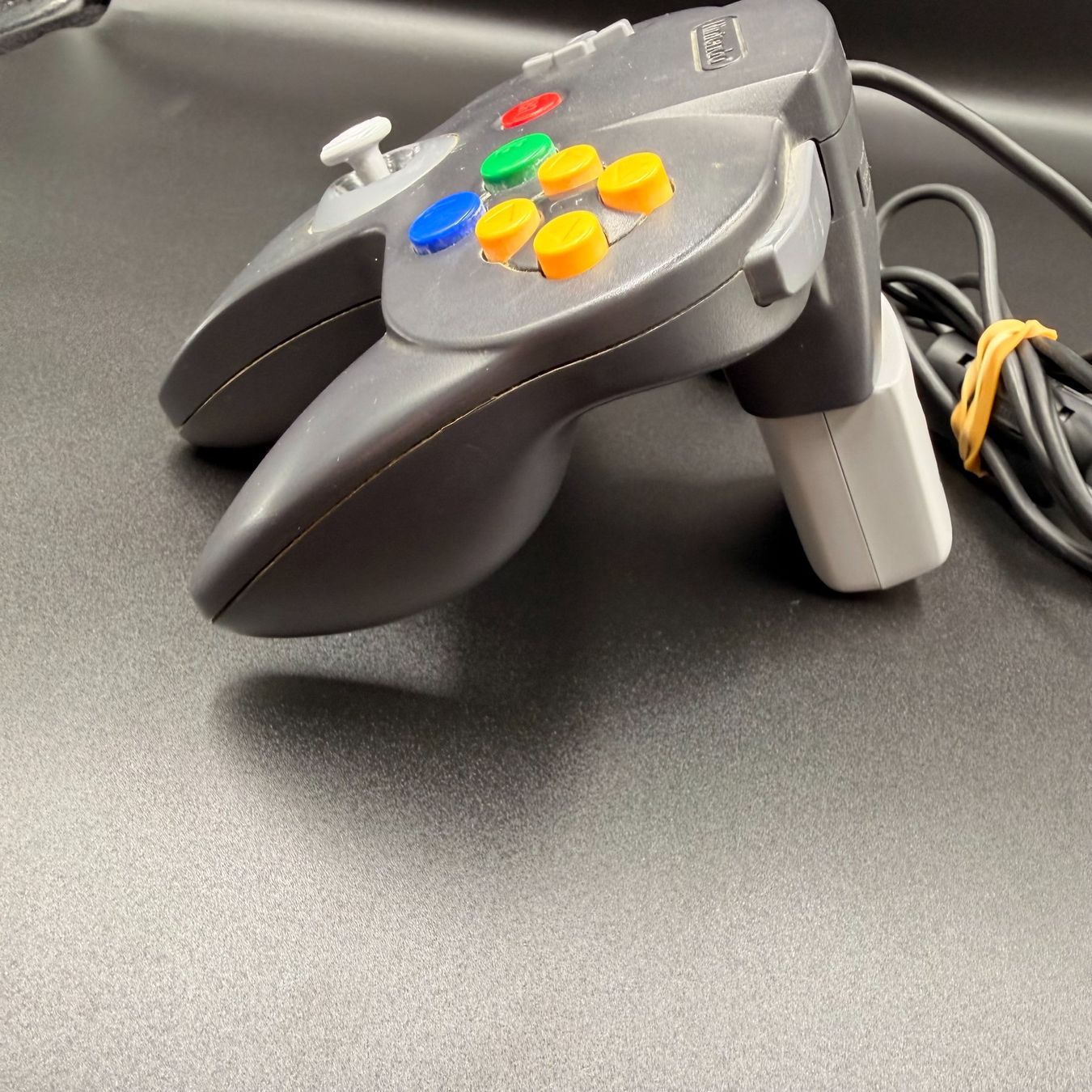 Nintendo Controller: Nintendo 64 Controller grau mit Gamester LMP Memory Pak – Usato da Düdingen venduto da Nerdworld 4
