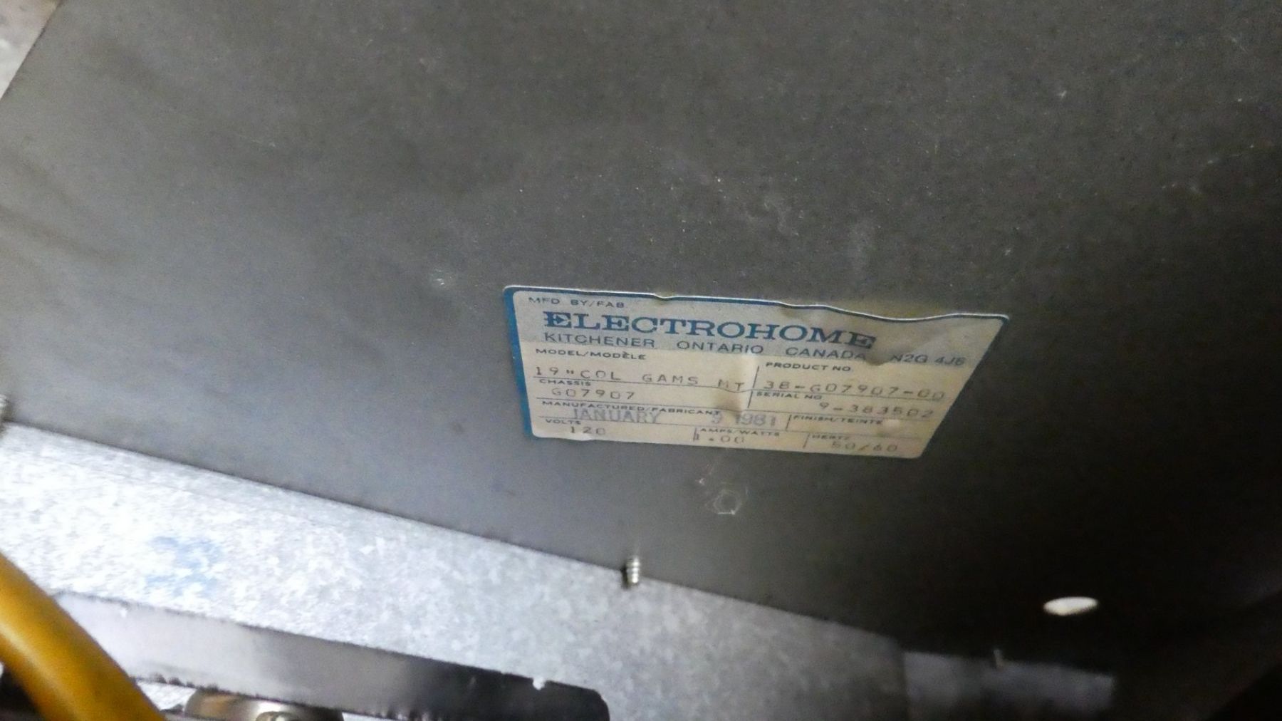 Slot Machine: Chassis Electrohome G07 (Moon Patrol) – Usato da Lausen venduto da Vectrex1 4
