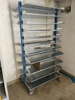 Étagère métallique mobile 11 niveaux bon état