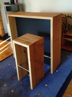 Bar aus Altholz (ca. 150 Jahre) inkl. 4 Hocker  Indoor