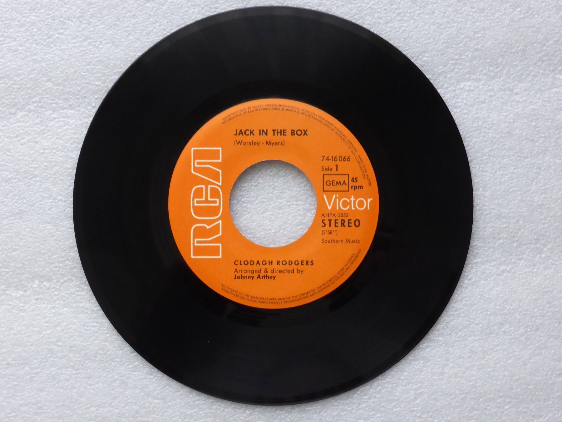 Dischi in vinile: Vinyl Single   CLODAGH RODGERS – Usato da Küssnacht am Rigi venduto da Mondkinder 1