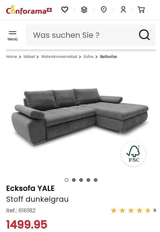 Sofas: Ecksofa Yale  Gratis – Gebraucht aus Chur von zie_t9q2