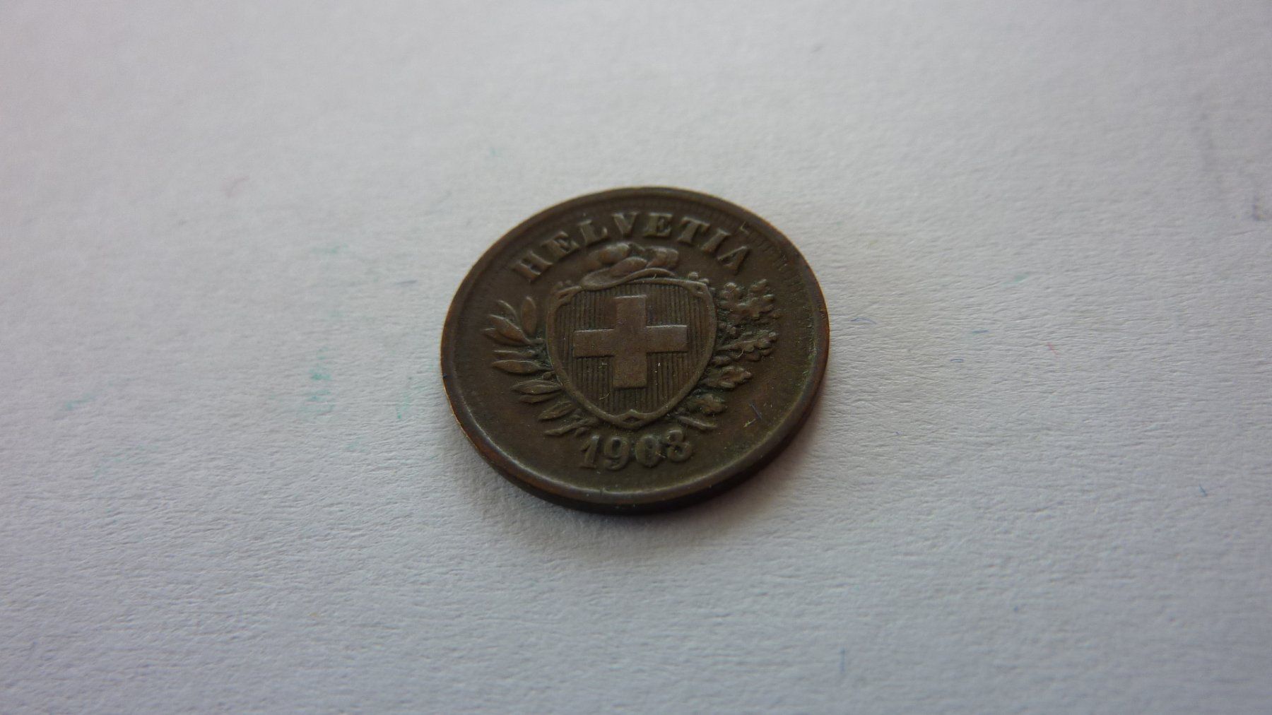Tutti le monete: Uralter Einräppler 1908 ,  sehr schön – Usato da Birrwil venduto da Schnaepli 2