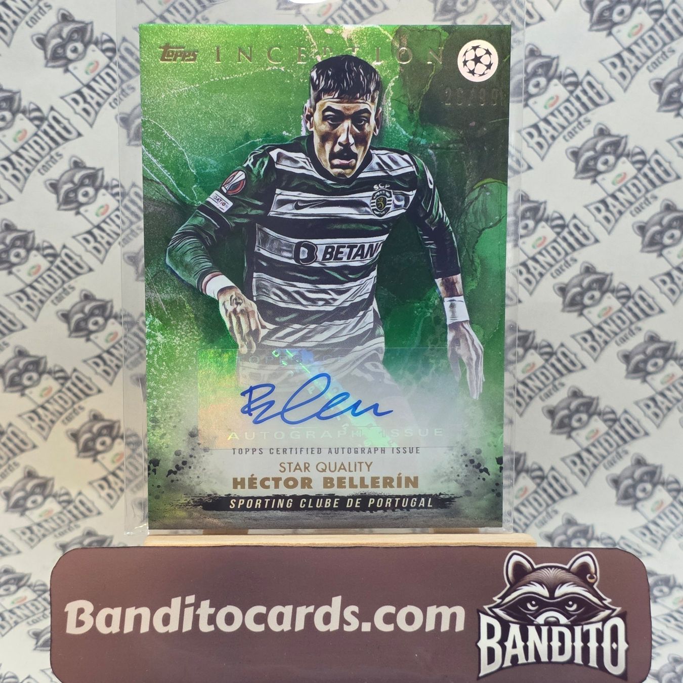 Topps Carte collezionabili: Topps Inception Hector Bellerin Sporting auto /99 – Usato da Liebefeld venduto da Banditocards