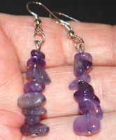 Ohrringe L-9588 – Amethyst 1 Paar