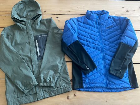 Columbia Regenjacke / Jacke +gratis Sherpa Steppjacke ~ 146