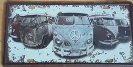 Dekoschild VW Busse rost Optik 30x15cm