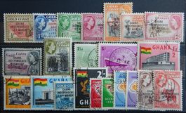 Gold Küste Ghana Lot mit alten Werten II