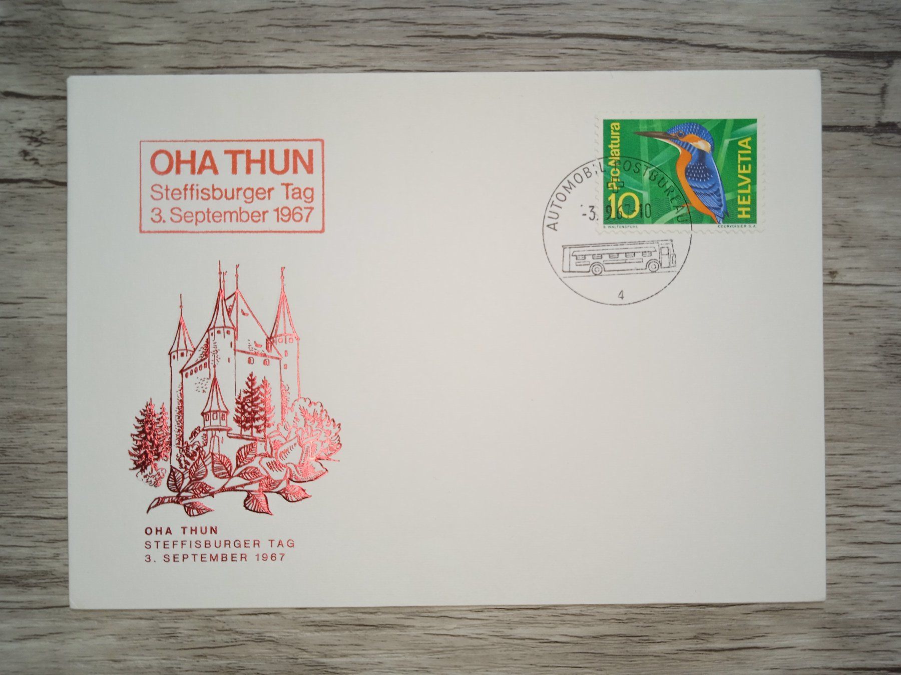 Tous les timbres: TR18 Enveloppe + Timbre Suisse 1967 – D'occasion à Cousset par Patrick_Collections