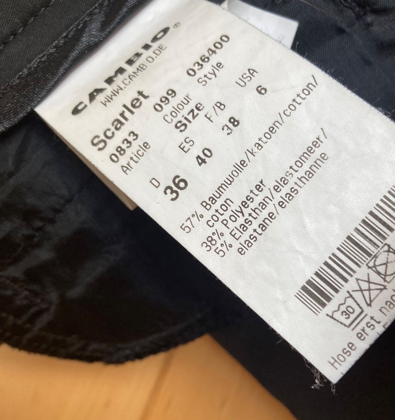 Cambio Hosen: Cambio Scarlett Hose Gr.36 – Gebraucht aus Unterägeri von Jutka_04 3