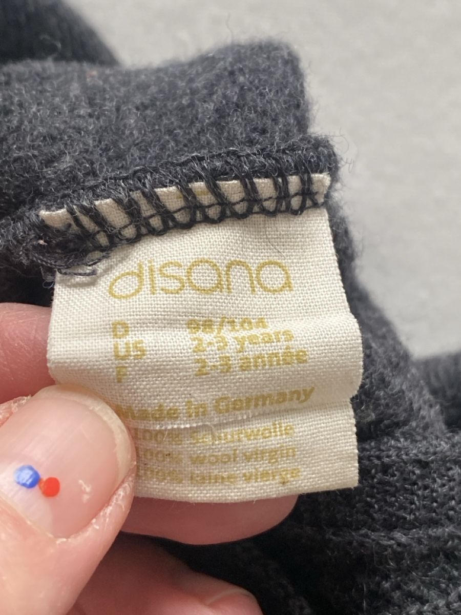 Disana Pantaloni: Disana Wollwalkhose 98/104 – Usato da Bern venduto da ankat13 1