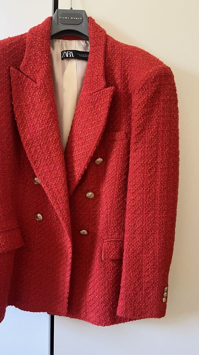 Zara Giacche: Blazer Zara rosso taglia XL  – Nuovo (secondo la descrizione) da Lugano venduto da yul_fhg2 1