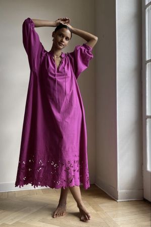 Robe longue H&M en coton – taille M 
