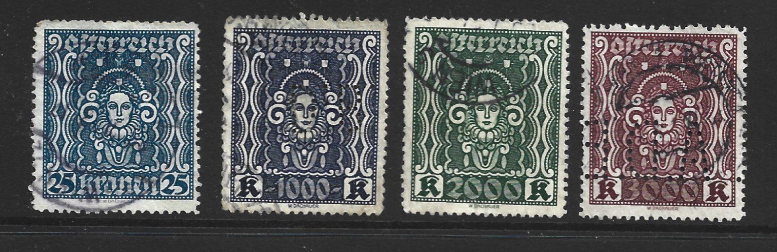 Tutti i francobolli: 1922 Österreich – Usato da Trübbach venduto da Sammer51