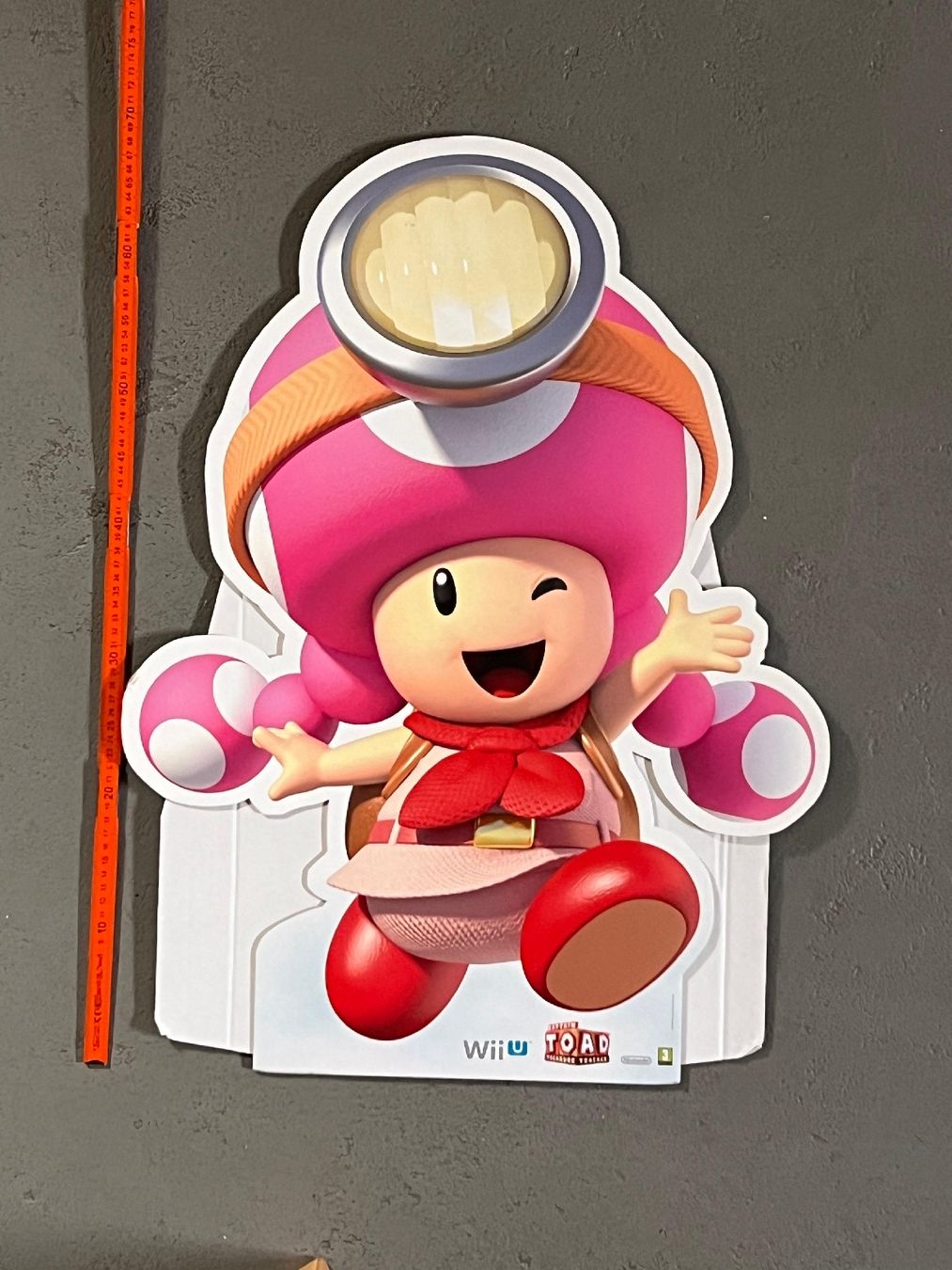 Nintendo Giochi: Original Nintendo POS Aufsteller Toad Treasure Tracker Wii U – Usato da Schachen LU venduto da retrogamer 1