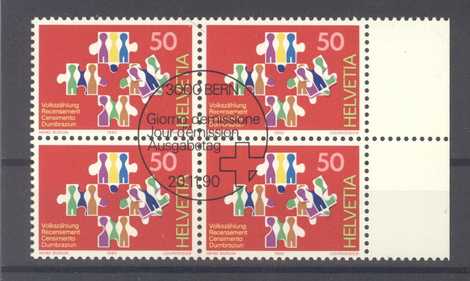 Tutti i francobolli: 1990, Sonderpostmarke III, ET – Usato da Willisau venduto da Vollstempel