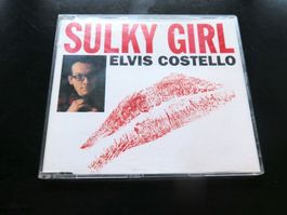 CD-S ELVIS COSTELLO: Sulky girl, 1994, 4 tracks