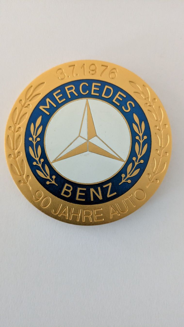Medaillen: Mercedes Plakette – Gebraucht aus Uesslingen von 1992benz 1