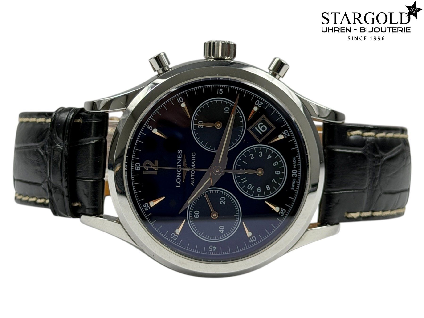 Longines Orologi: Longines Column-Wheel Chronograph - L2.750.4.56.0 – Usato da Zürich venduto da Stargold-Uhren 4