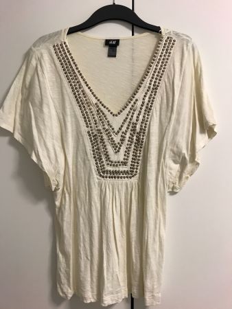 Blusenshirt cremeweiss