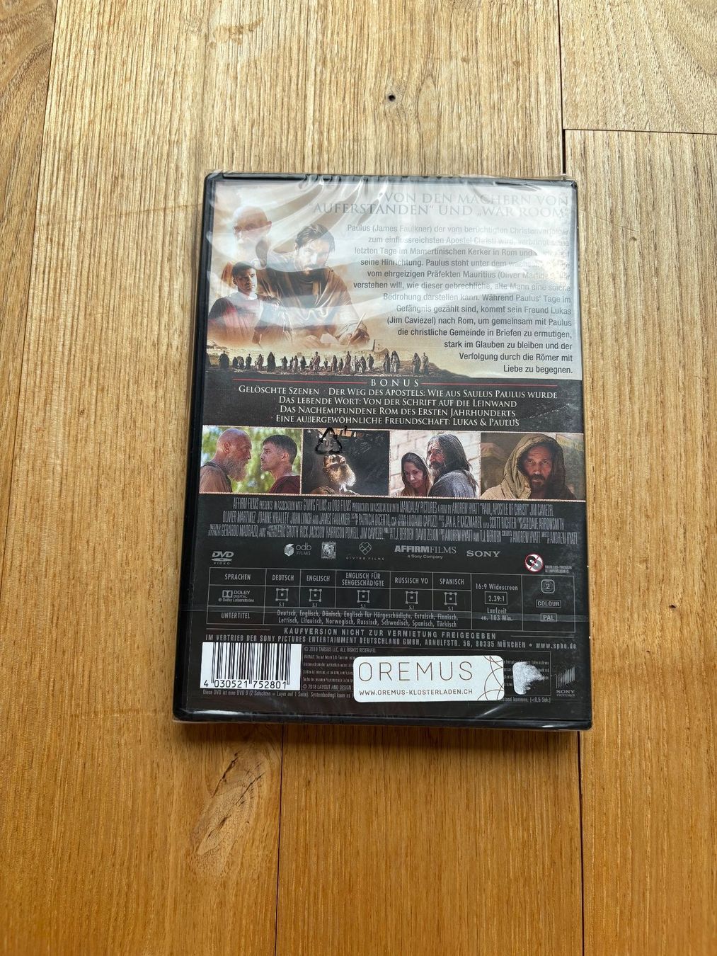 Tutti i DVDs: Paulus der Apostel Christi DVD – Nuovo e nell'imballaggio originale da Gelterkinden venduto da TeamFrey 1