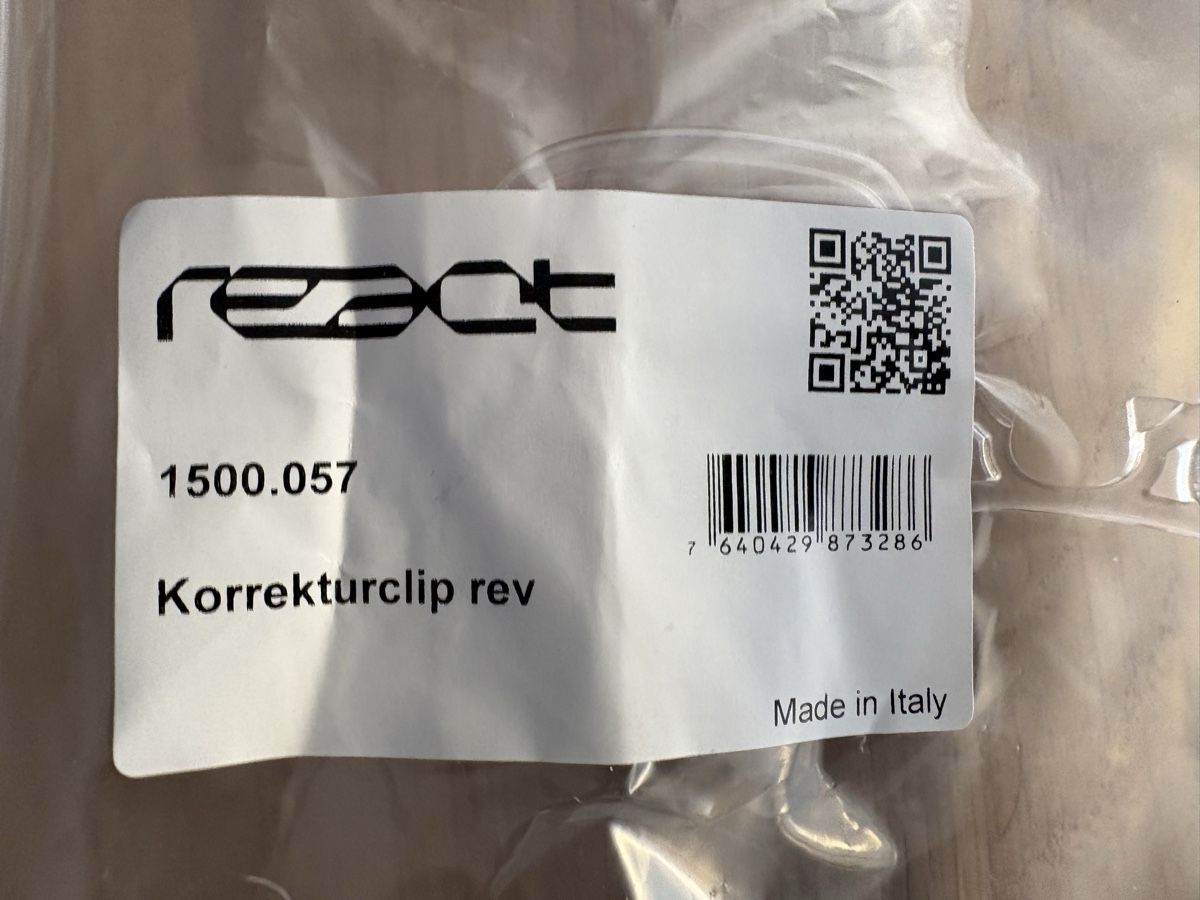 Lunettes & Verres: React Rev Korrekturclip – Neuf (Voir description) à Hausen AG par Blade60 1