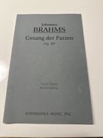 Brahms Gesang der Parzen Op. 89 Noten