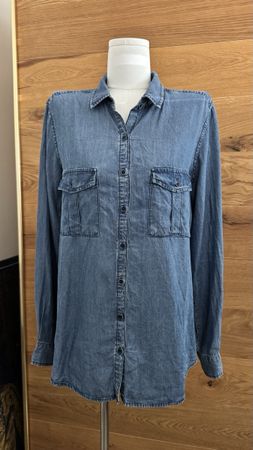 Denimhemd blau 