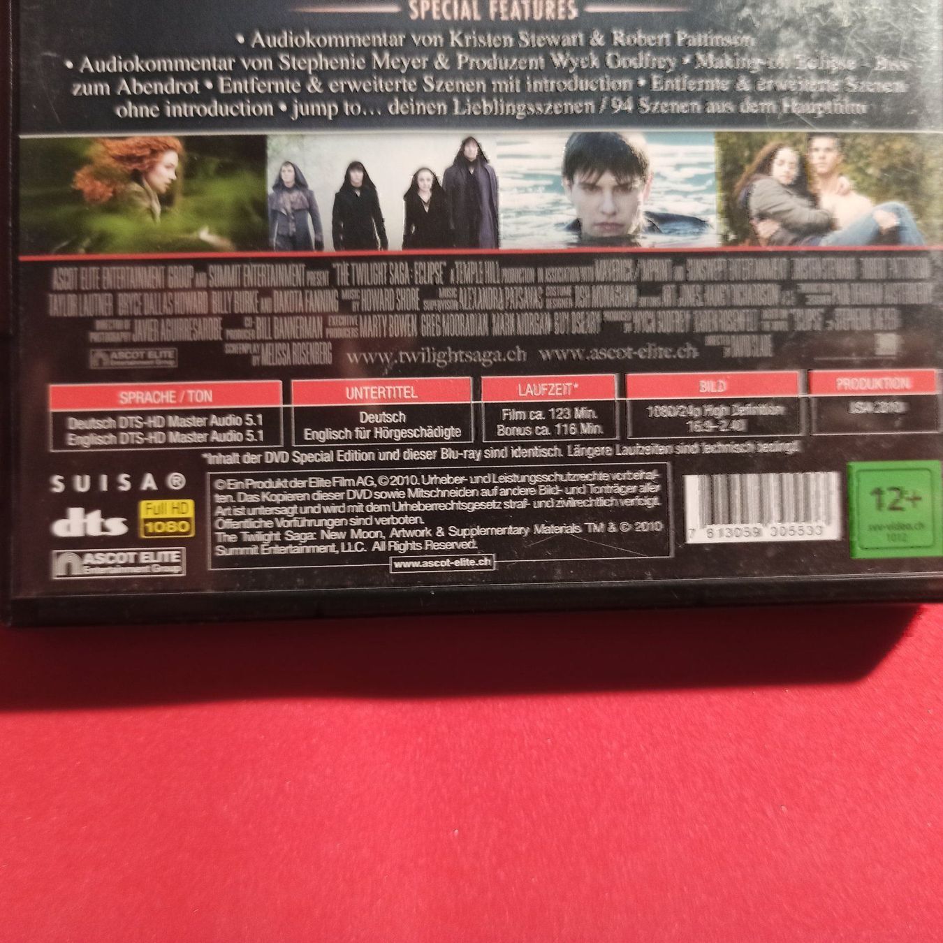 Tutti i DVDs: Eclipse - Biss zum Abendrot - (BLU-RAY) – Usato da Dübendorf venduto da kb86_MOVIE 2